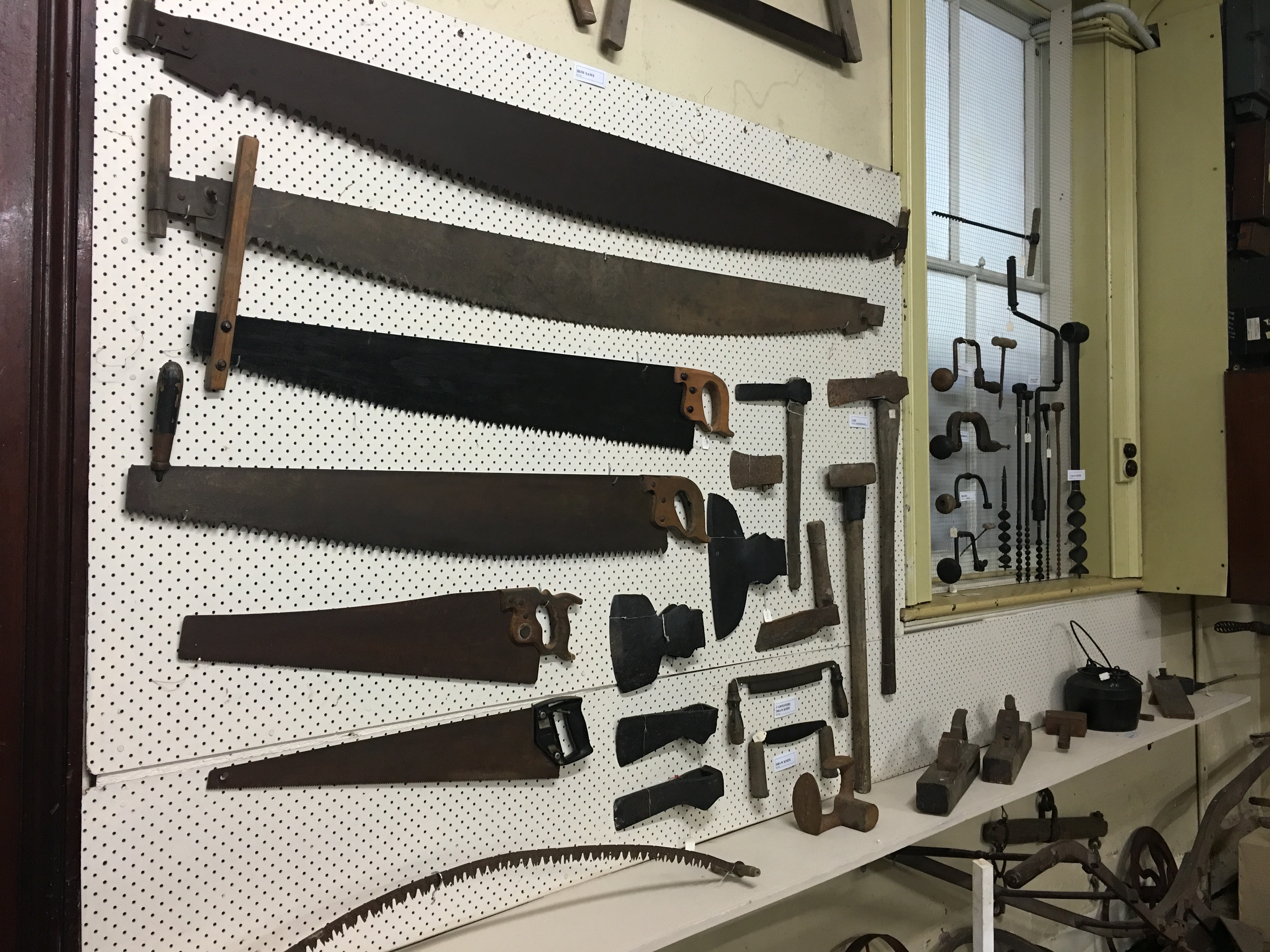 Tools at Mt Victoria Museum