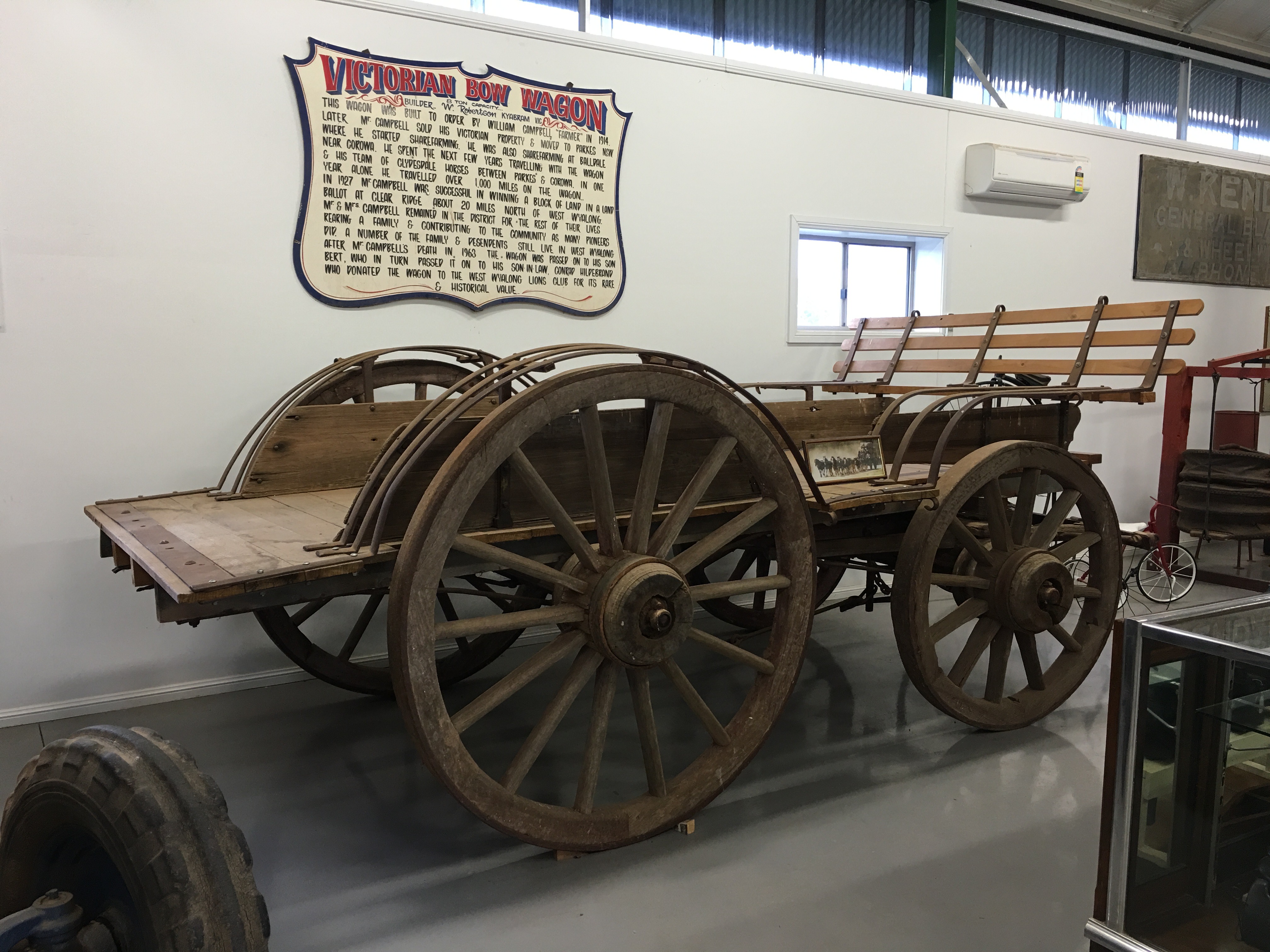 Victorian Bow Wagon, West Wyalong