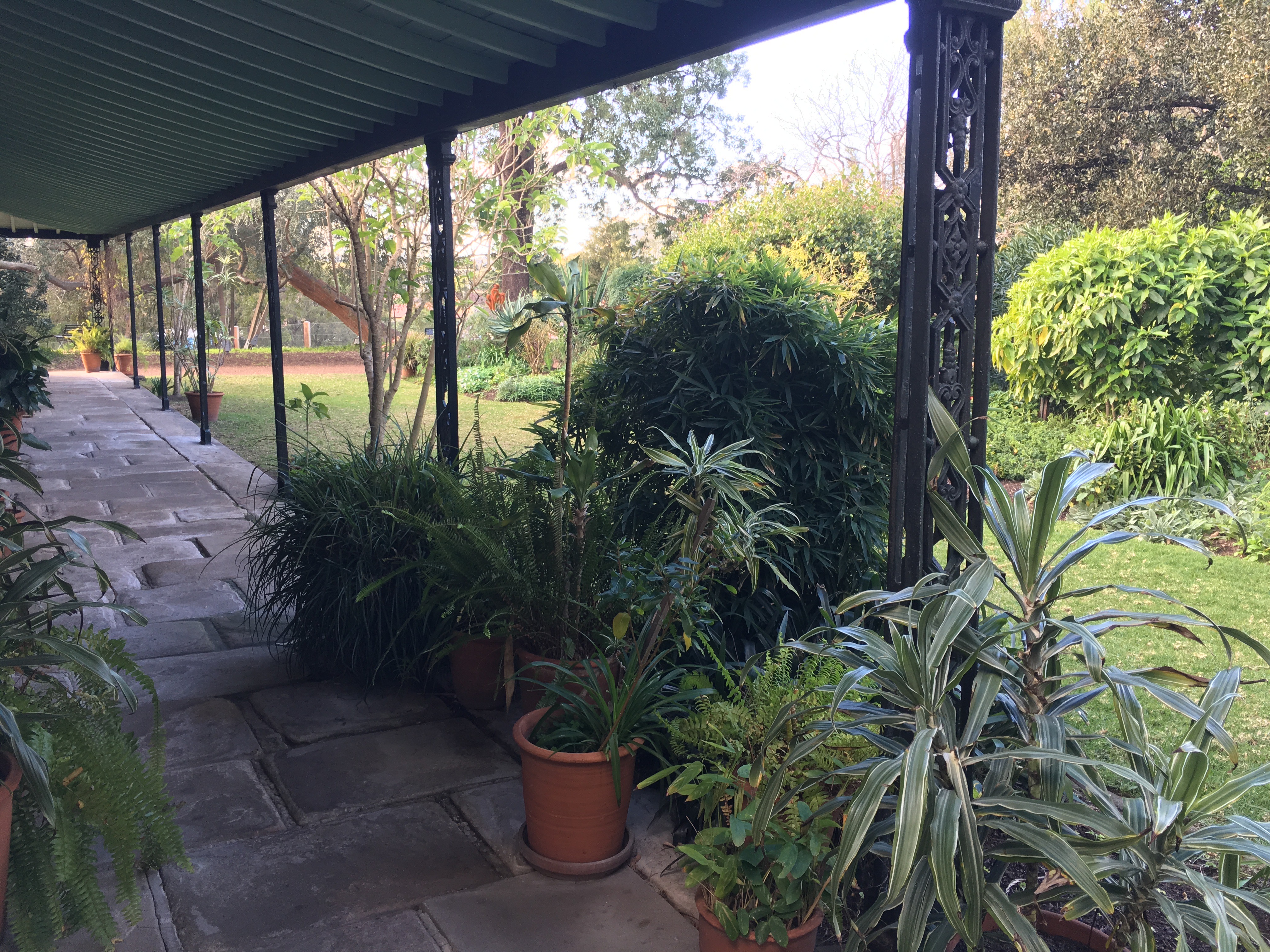Verandah at Elizabeth Farm