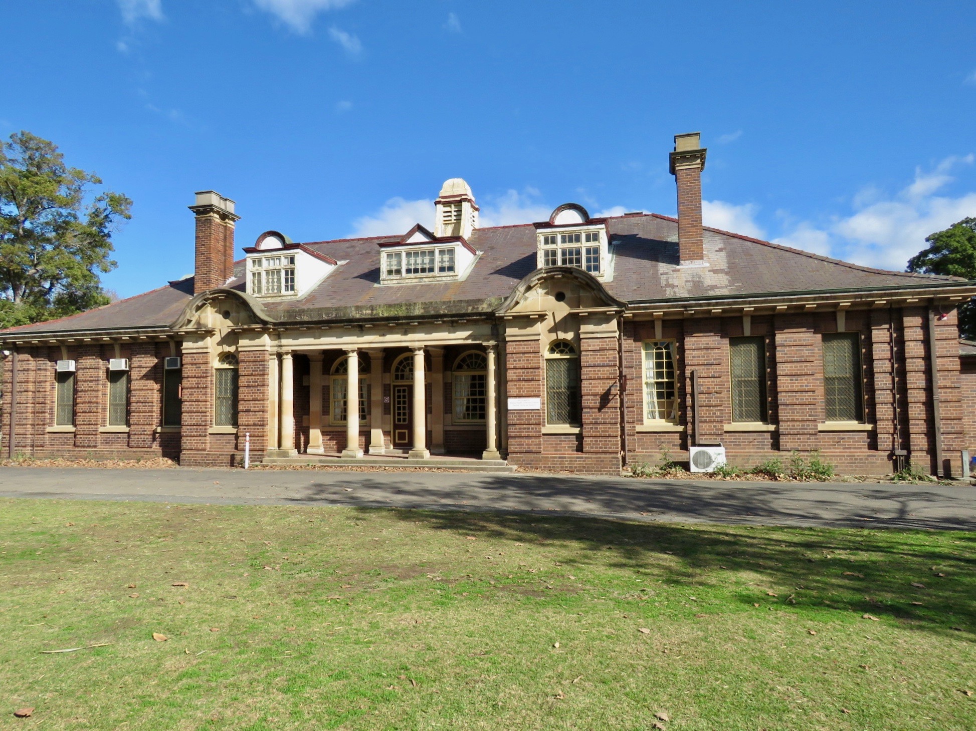 Hospital administration building, built c 1910 over the original gated entrance to the Female Factory