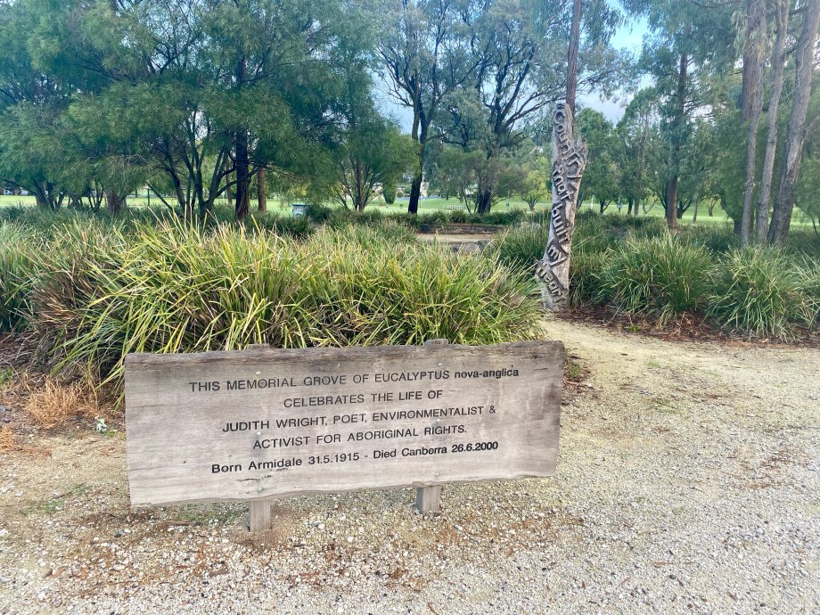 Memorial Grove for Judith Wright, Armidale