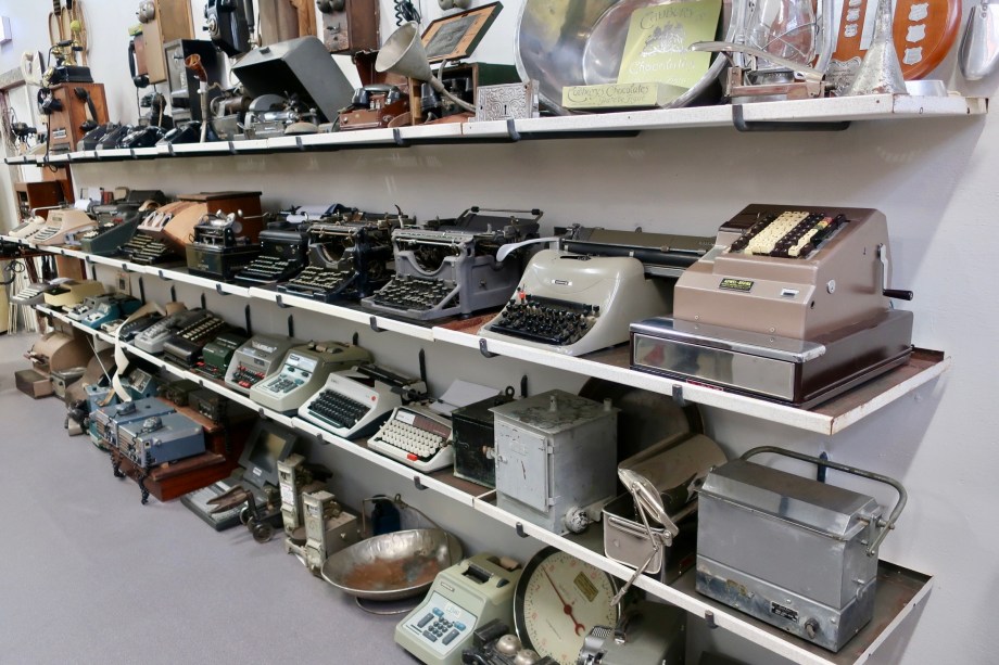 Old typewriters at the Kandos Industrial Museum