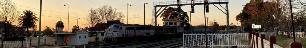 Railway platform, Junee NSW